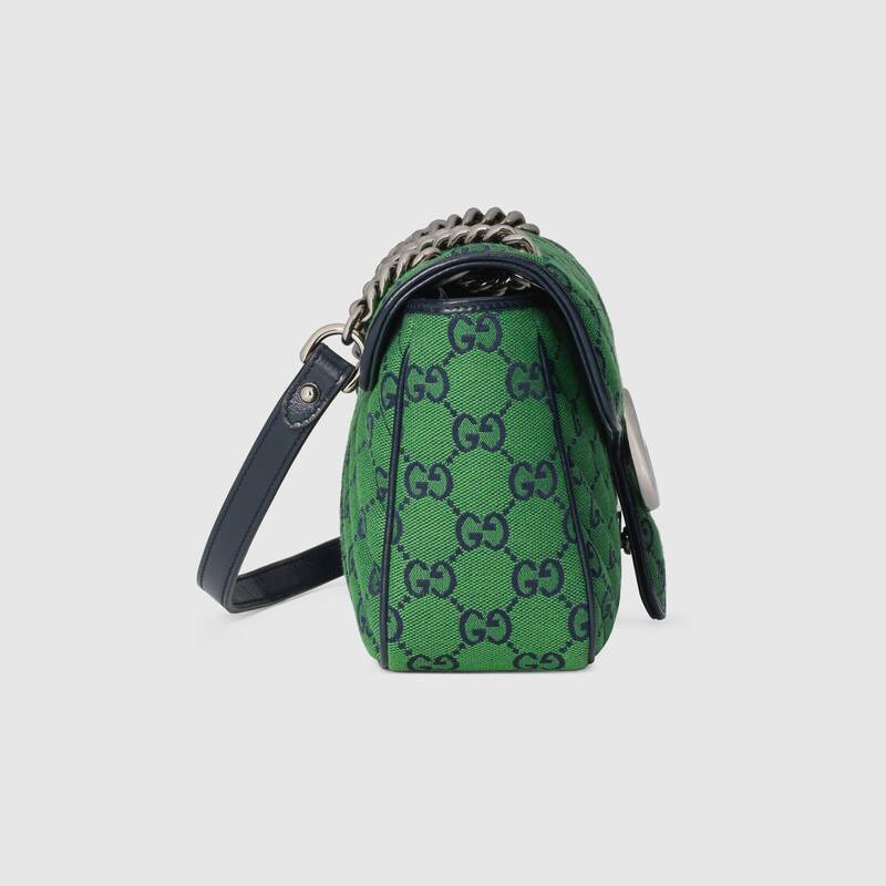 Gucci GG Marmont Small Matelasse Shoulder Bag 443497 Green